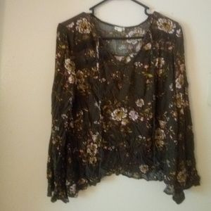 Floral Bonton Blouse Size L